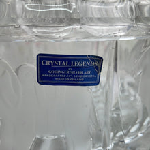 Load image into Gallery viewer, Crystal Legends by Godinger Circus Tent Lidded Candy Dish, Made in Poland