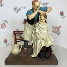 Load image into Gallery viewer, Norman Rockwell - Islandia International &quot;The Haircut&quot; Figurine