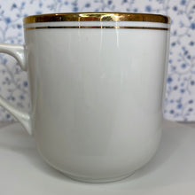 Load image into Gallery viewer, Vintage Salzburg Austria Souvenir Coffee Mug with Gold Rim and Holy Roman Empire, European Palaces and Castles