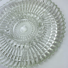 Load image into Gallery viewer, Vintage Jeanette Glass National Pattern Divided Relish Serving Tray Platter