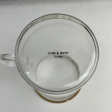 Load image into Gallery viewer, Vintage Blown Glass Mugs with Loop Handles and Gold Rim - Set of 6 Irish Coffee Mugs