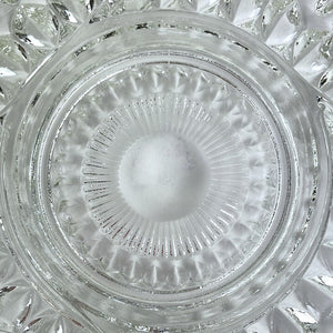 Vintage Jeanette Glass National Pattern Divided Relish Serving Tray Platter