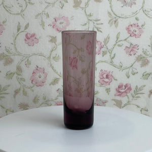 Vintage Round Bottom Shot Glasses, Set of 4 Multicolored Cordial Glasses