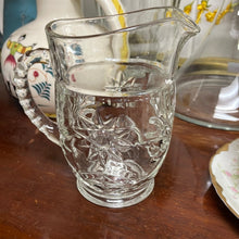 Load image into Gallery viewer, Small Anchor Hocking Milk/Cream Pitcher with Star of David Pattern