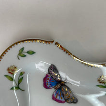 Load image into Gallery viewer, Vintage I. Godinger &amp; Co Primavera Butterfly/Botanical Gardens Square Bread Plates, Set of 2