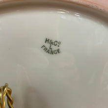 Load image into Gallery viewer, Haviland &amp; Company Limoges France Rare Red, Pink and Gold Floral Candy Dish