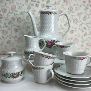 Vintage Mitterteich Bavaria Tea Set, 4 place settings