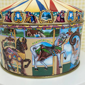 Hershey's Hometown Series Canister #13, Hersheypark Carrousel Round Tin