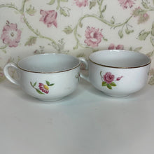Load image into Gallery viewer, Vintage Demi Tasse Cups Arabia Suomi of Finland Floral Pattern - Set of 2