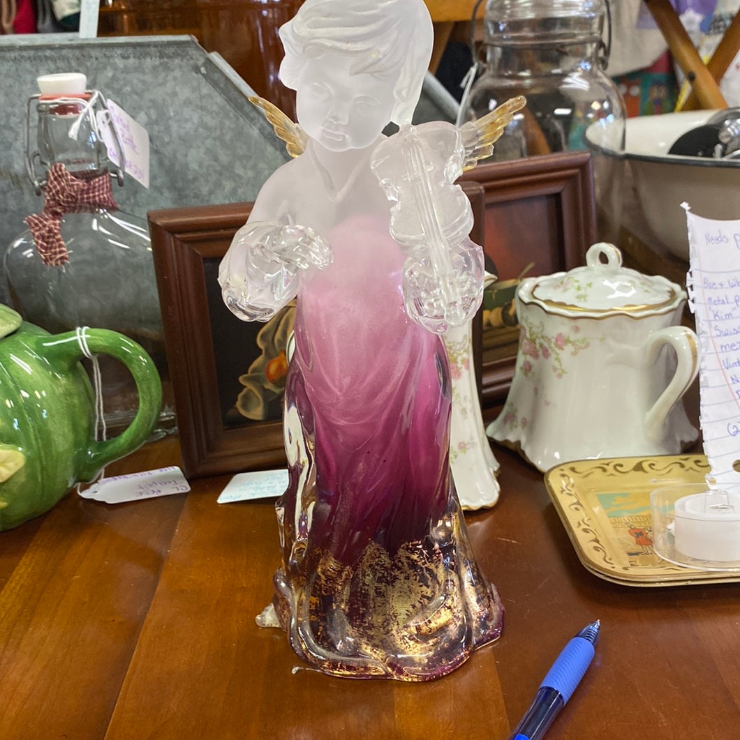 Plastic pink angel