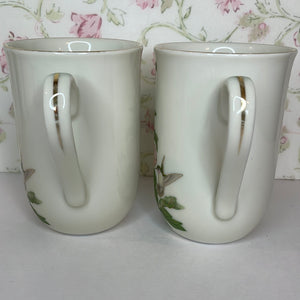 Vintage Hummingbird Mug by Otagiri Japan, Vintage Tea Mugs - Set of 2