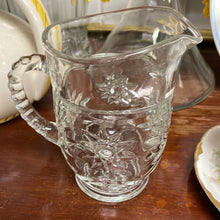 Load image into Gallery viewer, Small Anchor Hocking Milk/Cream Pitcher with Star of David Pattern