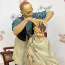 Load image into Gallery viewer, Norman Rockwell - Islandia International &quot;The Haircut&quot; Figurine