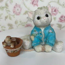 Load image into Gallery viewer, Collectible Calico Kittens figurine “Some Bunny To Love You”
