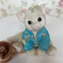 Load image into Gallery viewer, Collectible Calico Kittens figurine “Some Bunny To Love You”