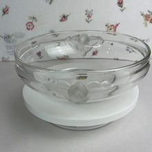 Load image into Gallery viewer, Savior Vivre Crystal Glass Decorative Bowl with Frosted Handles, Made in W Germany