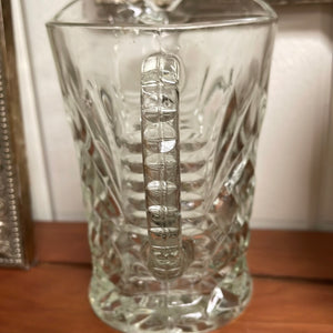 Anchor Hocking EAPC Pineapple Large Creamer/Small Pitcher