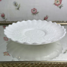Load image into Gallery viewer, Imperial Glass Grape Cluster Pattern Footed Milk Glass Plate