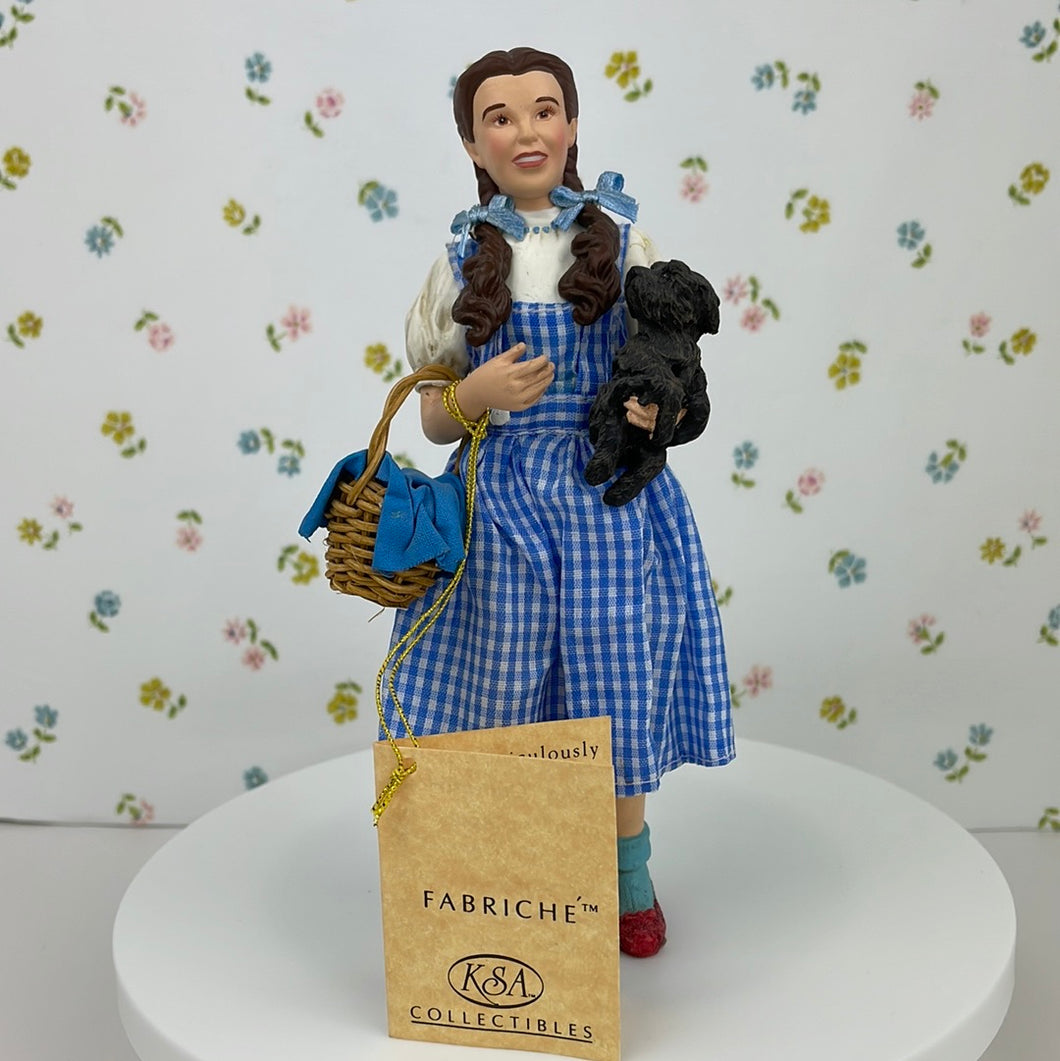 Vintage KSA Collectibles The Wizard Of Oz Dorothy and Toto Figurine