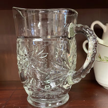 Load image into Gallery viewer, Small Anchor Hocking Milk/Cream Pitcher with Star of David Pattern
