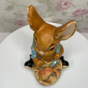 Vintage Pendelfin Bunny Rabbit, Nipper Collectible Figurine