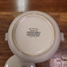 Load image into Gallery viewer, Home &amp; Garden Party Stoneware Bean Pot