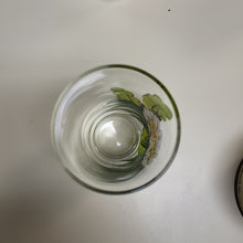 Load image into Gallery viewer, Hand Painted Water/Tea Glass - Floral Glass Art
