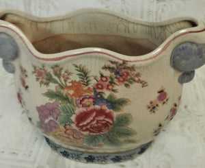 Magnani Pottery Vase with Crackle Finish