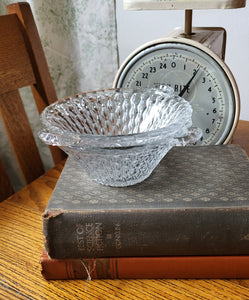 1960's Indiana Glass Honeycomb Candy Dish