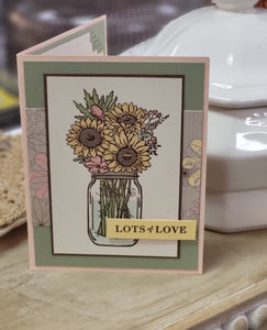 Handmade "Lots of Love" Cards