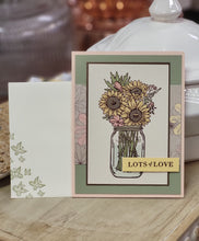 Load image into Gallery viewer, Handmade &quot;Lots of Love&quot; Cards