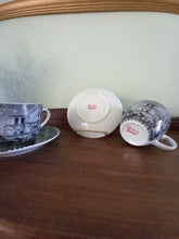 Load image into Gallery viewer, Set of 2 &quot;OH LALA&quot; Paris teacups and saucers