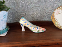 Load image into Gallery viewer, Decorative Hand Painted Ceramic High Heeled Shoe.