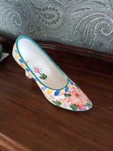 Load image into Gallery viewer, Decorative Hand Painted Ceramic High Heeled Shoe.