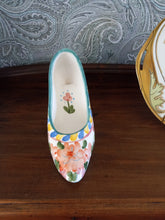 Load image into Gallery viewer, Decorative Hand Painted Ceramic High Heeled Shoe.