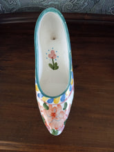 Load image into Gallery viewer, Decorative Hand Painted Ceramic High Heeled Shoe.