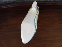 Load image into Gallery viewer, Decorative Hand Painted Ceramic High Heeled Shoe.