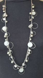Vintage Silver Bangle Type 36-inch Necklace