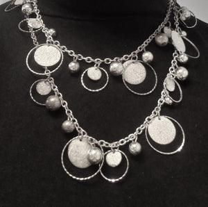 Vintage Silver Bangle Type 36-inch Necklace