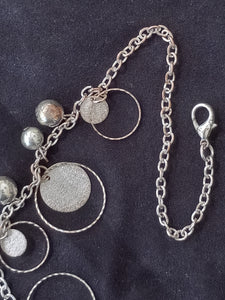 Vintage Silver Bangle Type 36-inch Necklace