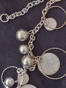 Vintage Silver Bangle Type 36-inch Necklace