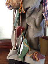 Load image into Gallery viewer, Vintage Stuffed Fishing Bear with Fish