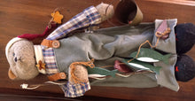 Load image into Gallery viewer, Vintage Stuffed Fishing Bear with Fish