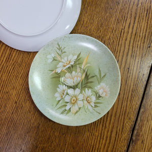 Vintage Oneida Melamine Floral Plates