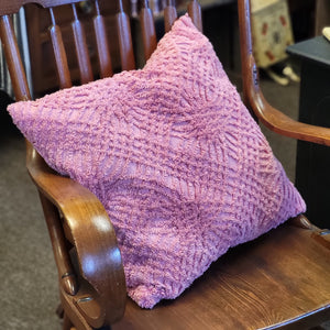 Pink Chenille 18" Pillow