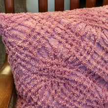 Load image into Gallery viewer, Pink Chenille 18&quot; Pillow