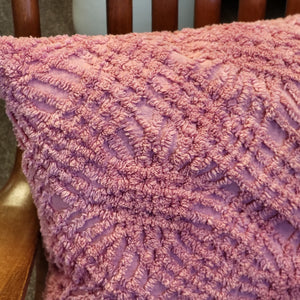 Pink Chenille 18" Pillow