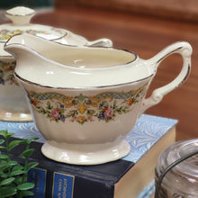 Load image into Gallery viewer, Vintage Crown Ivory China Cream and Sugar 1930&#39;s
