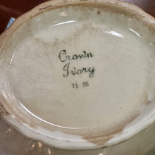 Load image into Gallery viewer, Vintage Crown Ivory China Cream and Sugar 1930&#39;s