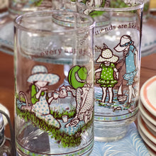 Load image into Gallery viewer, Holly Hobbie Coca Cola Collector Glasses - Set of 6.
